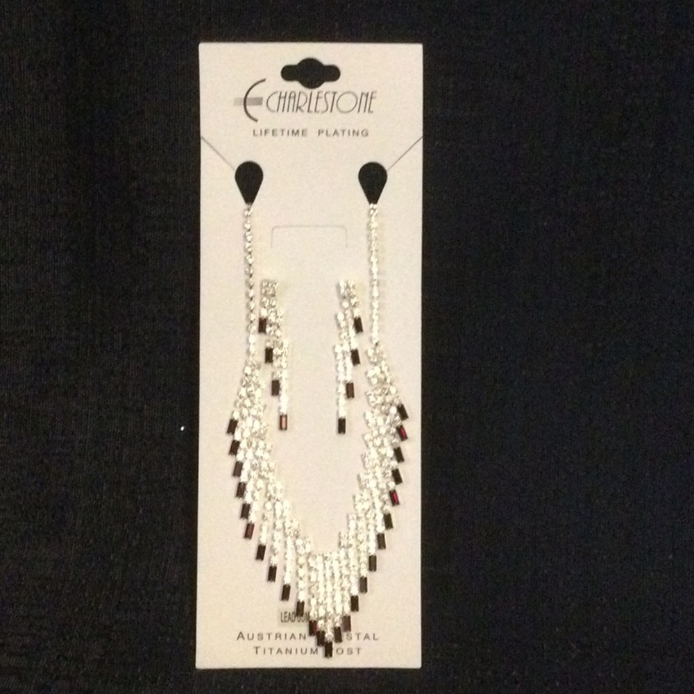 Charleston’s necklace and earrings